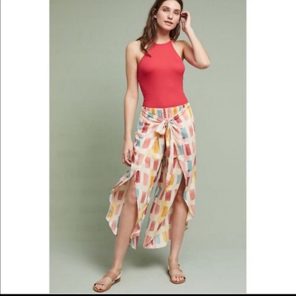 Anthropologie Pants - Anthropologie wrap capris